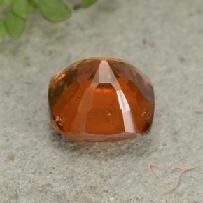 Grenat Hessonite Orange foncé naturelle Coussin, 1.78 ct, VS-SI