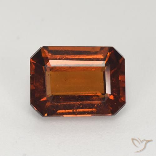 Grenat Hessonite Orange moyen naturelle Octogone / coupe Émeraude, 2.23 ct, VS