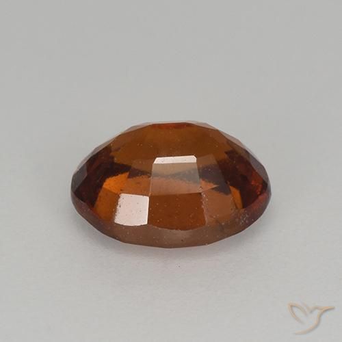 Grenat Hessonite Orange moyen naturelle ovale, 1.48 ct, VS