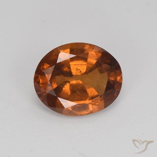 2.21ct Naturel Brun pain d'épices Grenat Hessonite, ovale, VS-SI