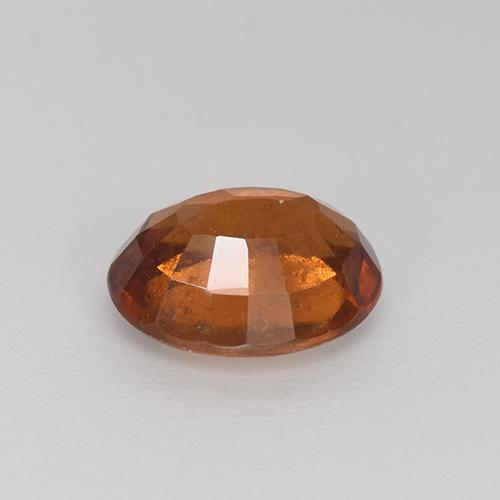 Grenat hessonite marron naturelle coupe ovale, 2,26 ct, VS-SI