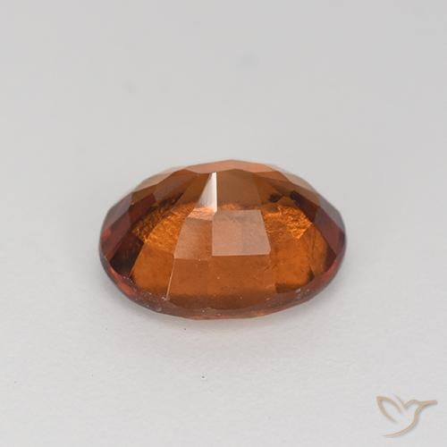 Grenat Hessonite Brun moyen naturelle ovale, 2.55 ct, VS-SI