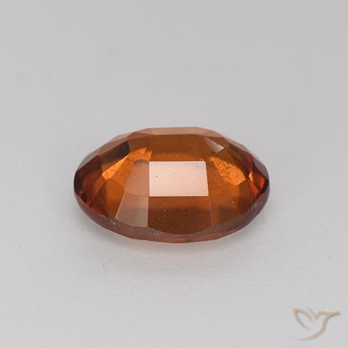 Grenat Hessonite Marron chaud naturelle ovale, 2.12 ct, VS