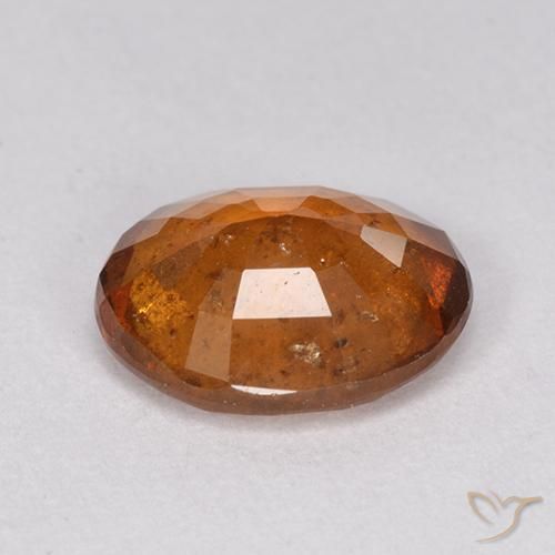Grenat Hessonite Orange moyen-foncé naturelle ovale, 2.15 ct, VS-SI