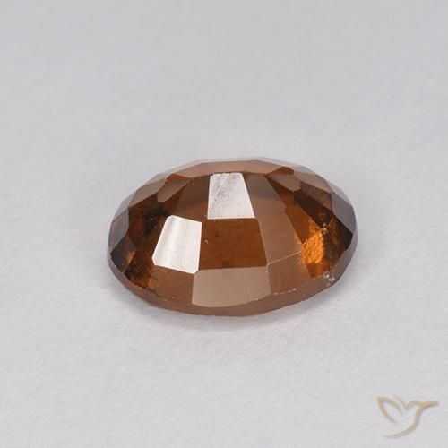 Grenat Hessonite Orange moyen-foncé naturelle ovale, 2.14 ct, VS