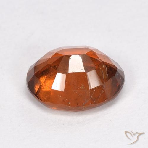 Grenat Hessonite Orange moyen naturelle ovale, 2.12 ct, VS-SI