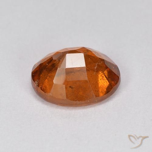 Grenat Hessonite Orange foncé naturelle ovale, 1.91 ct, VS-SI