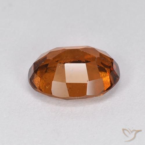 Grenat Hessonite Orange moyen-foncé naturelle ovale, 2.13 ct, VS-SI