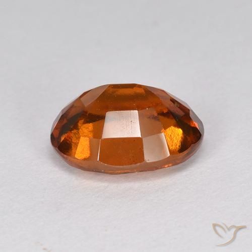 Grenat Hessonite Orange foncé naturelle ovale, 2.08 ct, VS