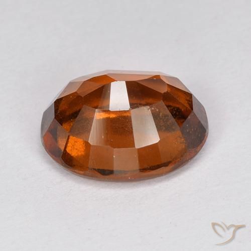 Grenat Hessonite Orange foncé naturelle ovale, 2.74 ct, VS-SI