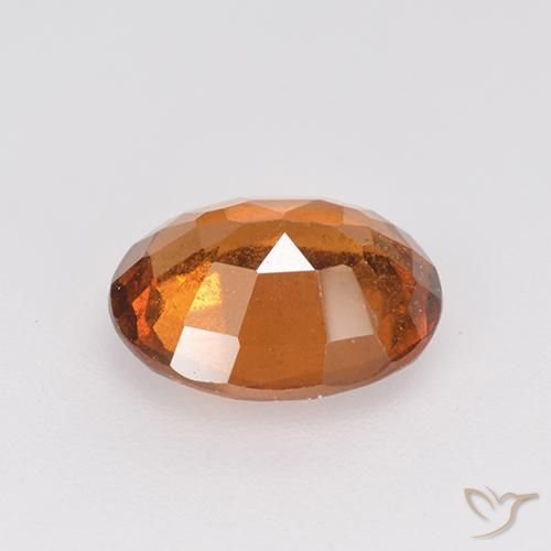 Grenat Hessonite Orange moyen-foncé naturelle ovale, 1.87 ct, VS-SI