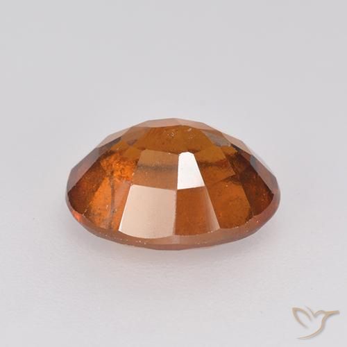 Grenat Hessonite Orange foncé naturelle ovale, 2.29 ct, VS-SI