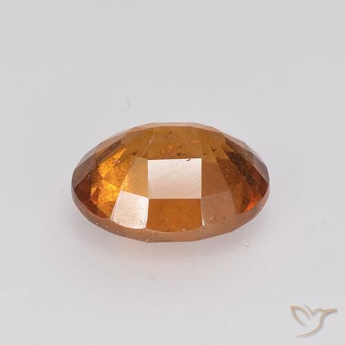 Grenat Hessonite Orange foncé naturelle ovale, 1.84 ct, VS-SI