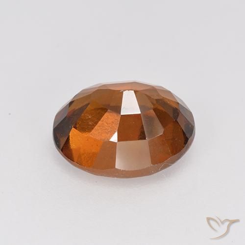 Grenat Hessonite Orange moyen-foncé naturelle ovale, 2.76 ct, VS