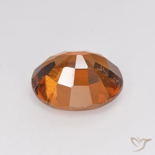 Grenat Hessonite Orange foncé naturelle ovale, 2.39 ct, VS