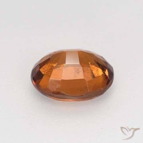 Grenat Hessonite Orange foncé naturelle ovale, 1.48 ct, VS