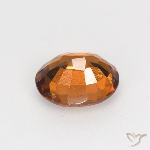 Grenat Hessonite Orange foncé naturelle ovale, 1.26 ct, VS