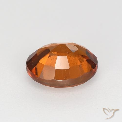 Grenat Hessonite Orange moyen-foncé naturelle ovale, 1.55 ct, VS