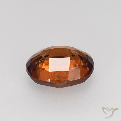 Grenat Hessonite Ambre orange naturelle ovale, 2.43 ct, VS-SI