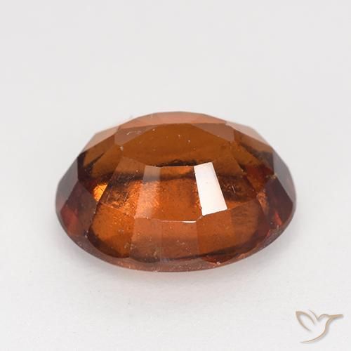 Grenat Hessonite Ambre orange naturelle ovale, 2.60 ct, VS-SI