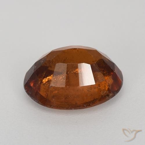 Grenat Hessonite Orange foncé naturelle ovale, 2.73 ct, VS-SI