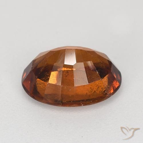 Grenat Hessonite Orange foncé naturelle ovale, 2.37 ct, VS-SI