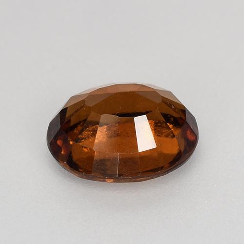 Grenat hessonite orange naturelle coupe ovale, 1,54 ct, VS-SI