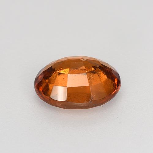 Grenat Hessonite Orange moyen naturelle Coupe ovale, 1.13 ct, VS