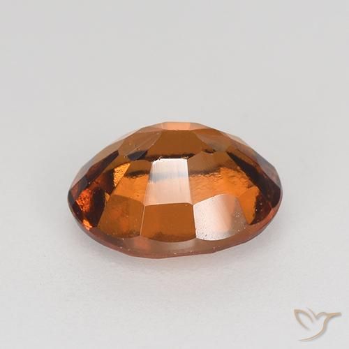 Grenat Hessonite Orange moyen-foncé naturelle ovale, 1.48 ct, VS