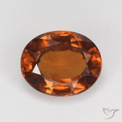 1.63ct Naturel Orange moyen Grenat Hessonite, ovale, VS