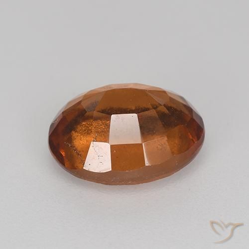 Grenat Hessonite Orange foncé naturelle ovale, 2.44 ct, VS-SI