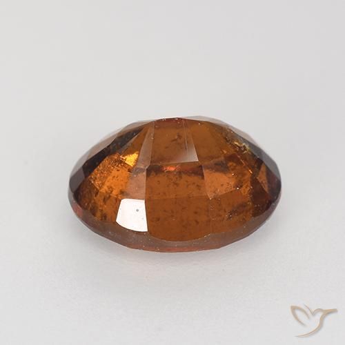Grenat Hessonite Orange foncé naturelle ovale, 2.27 ct, VS-SI