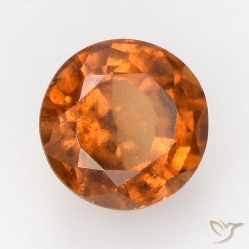 Grenat Hessonite Orange foncé naturelle Tour, 1.72 ct, VS