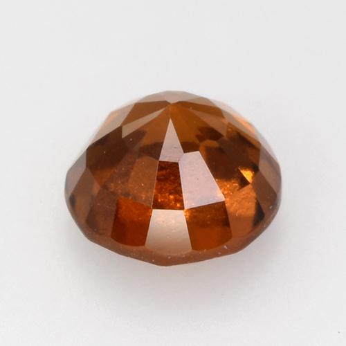 Grenat Hessonite Orange rougeâtre naturelle Coupe roude, 1.73 ct, VVS-VS