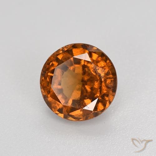 Grenat Hessonite Orange foncé naturelle Tour, 1.64 ct, VS-SI