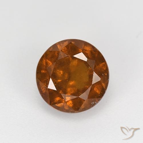 1.76ct Naturel Orange rougeâtre Grenat Hessonite, Tour, VS-SI