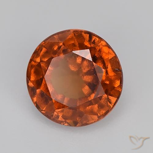 Grenat Hessonite Orange foncé naturelle Tour, 2.06 ct, VS