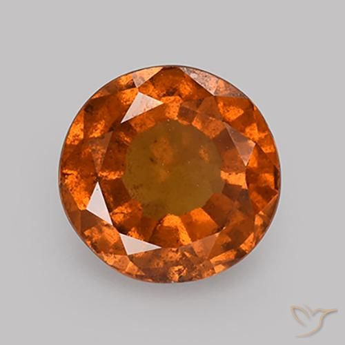 1.87ct Naturel Orange rougeâtre Grenat Hessonite, Tour, VS