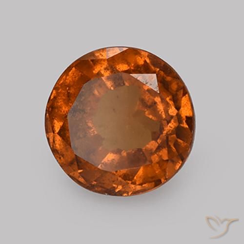 Grenat Hessonite Orange rougeâtre naturelle Tour, 1.87 ct, VS