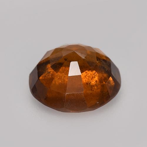 Grenat Hessonite Orange rougeâtre naturelle Coupe roude, 2.73 ct, VS-SI