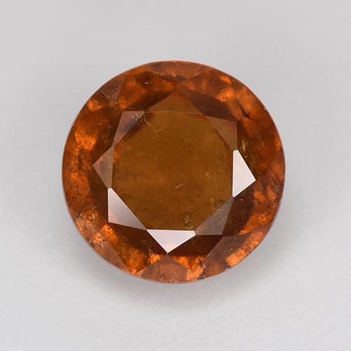 Grenat Hessonite Orange moyen naturelle Coupe roude, 2.71 ct, VS-SI