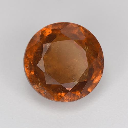 Grenat Hessonite Orange moyen naturelle Coupe roude, 2.71 ct, VS-SI