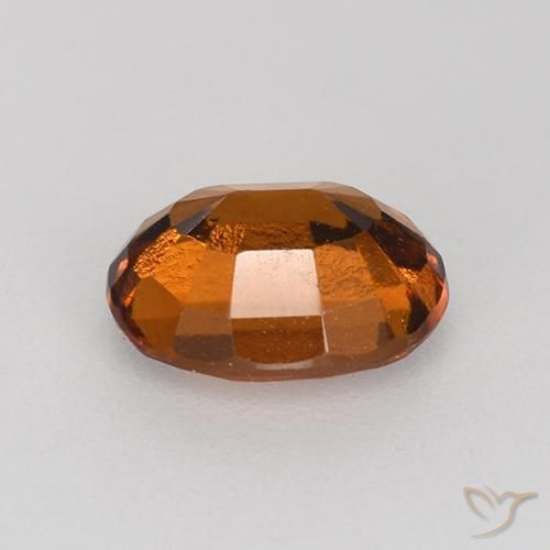 Grenat Hessonite Orange moyen-foncé naturelle ovale, 1.22 ct, VS