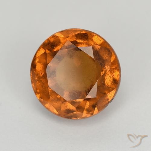 Grenat Hessonite Orange foncé naturelle Tour, 2.00 ct, VS-SI