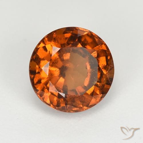 Grenat Hessonite Orange foncé naturelle Tour, 1.89 ct, VS