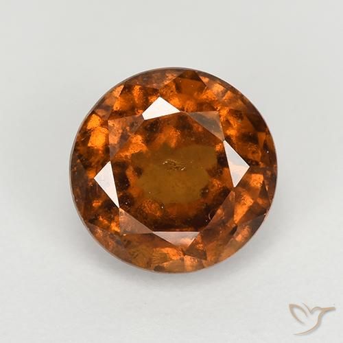 Grenat Hessonite Orange foncé naturelle Tour, 1.93 ct, VS