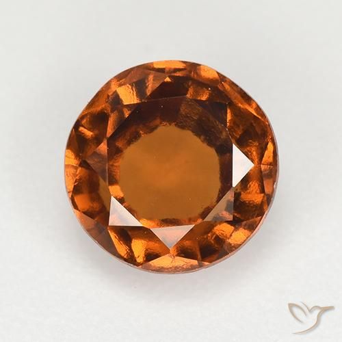 Grenat Hessonite Ambre orange naturelle Tour, 1.73 ct, VVS-VS