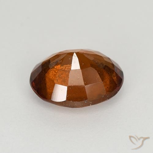 Grenat Hessonite Orange foncé naturelle ovale, 1.57 ct, VS-SI