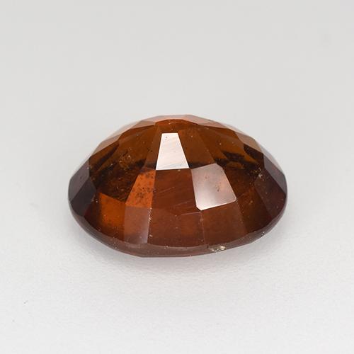 Grenat hessonite orange naturelle coupe ovale, 3,16 ct, VS-SI