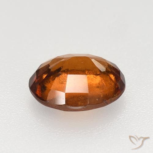 Grenat Hessonite Orange foncé naturelle ovale, 2.47 ct, VS-SI